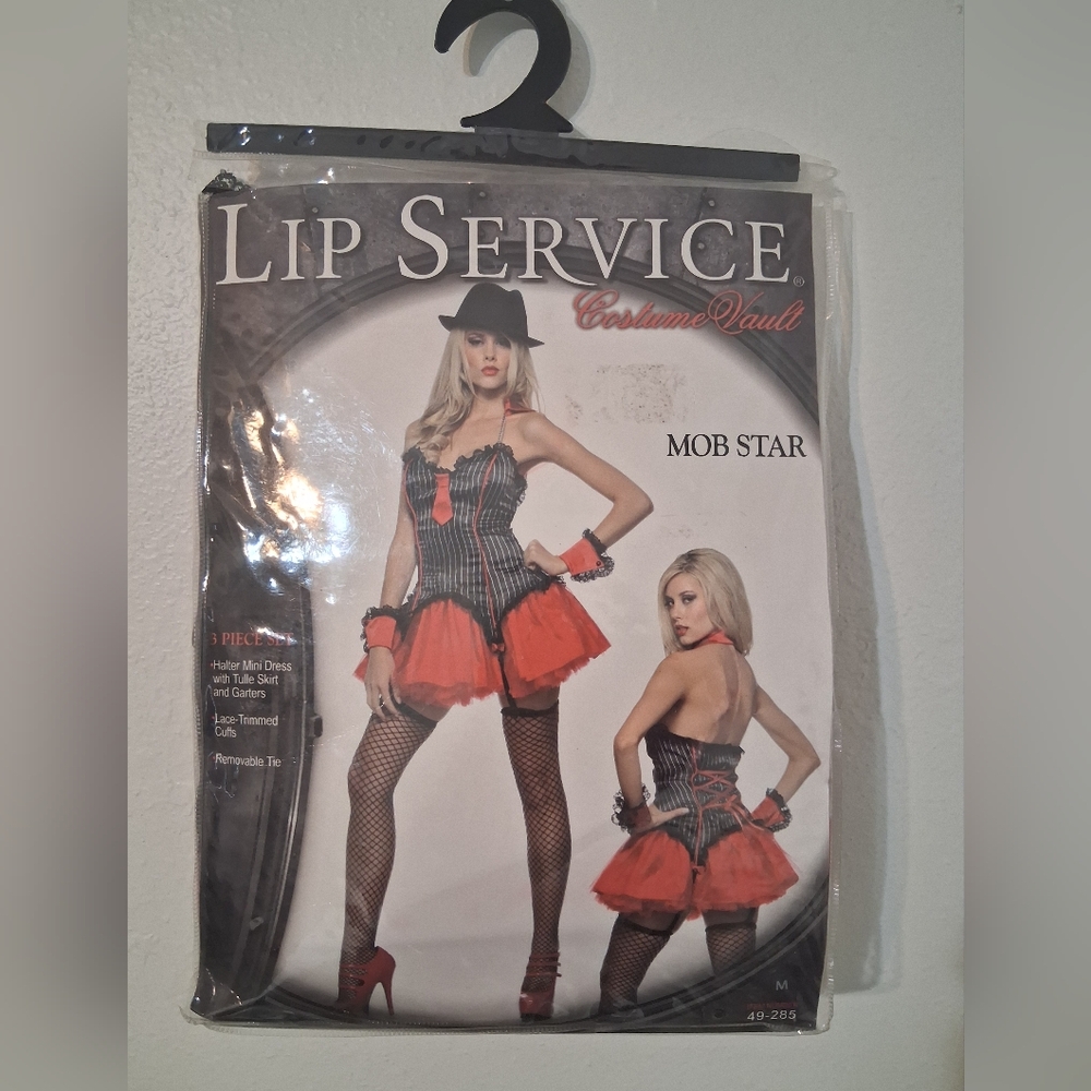 Lip Service Costume Vault Sexy Mob Star Halloween Dress Up Costume